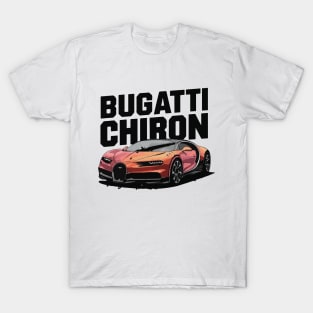 Bugatti Chiron Vintage Car T-Shirt